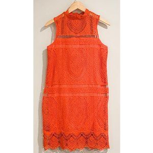 Mango Crochet detailed dress